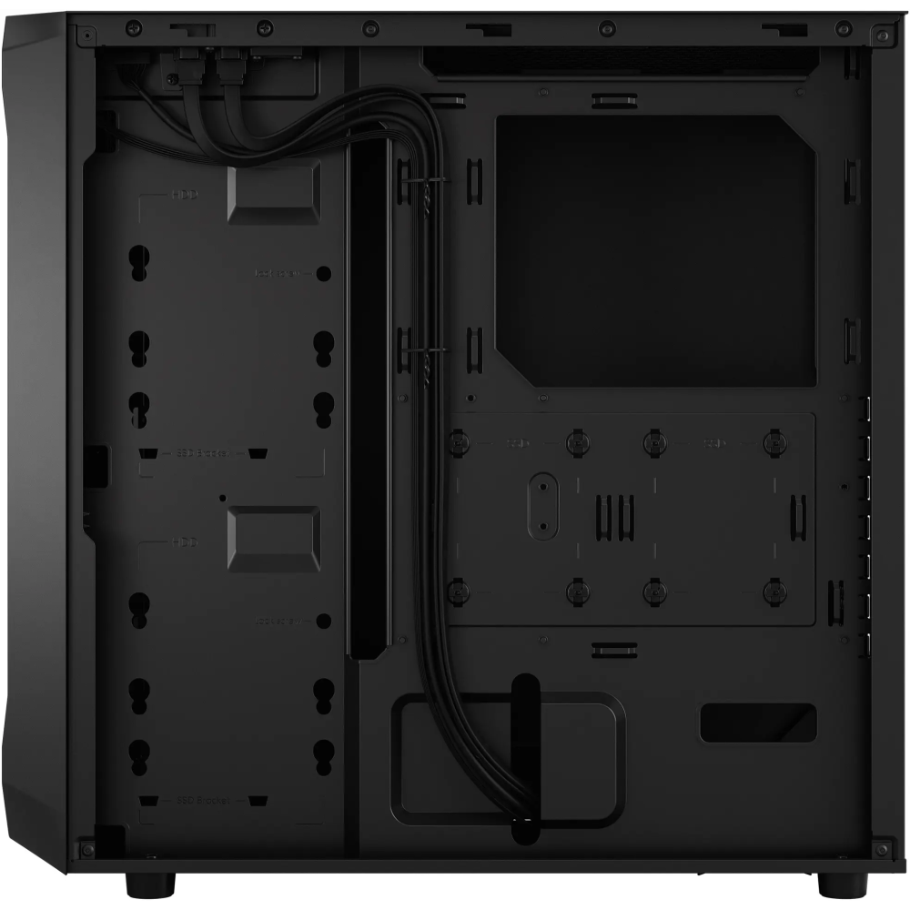 Datoru korpuss Fractal Design Focus 2 Midi-Tower Black (FD-C-FOC2A-07) - foto 9