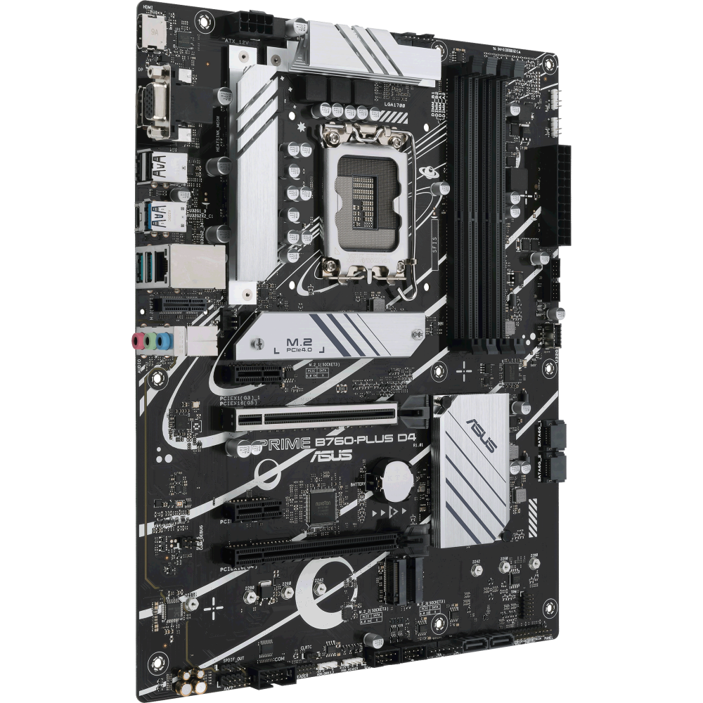 Carte mère ASUS PRIME B760-PLUS D4 Intel  LGA 1700 4xDDR4 ATX (90MB1CW0-M1EAY0) - photo 2