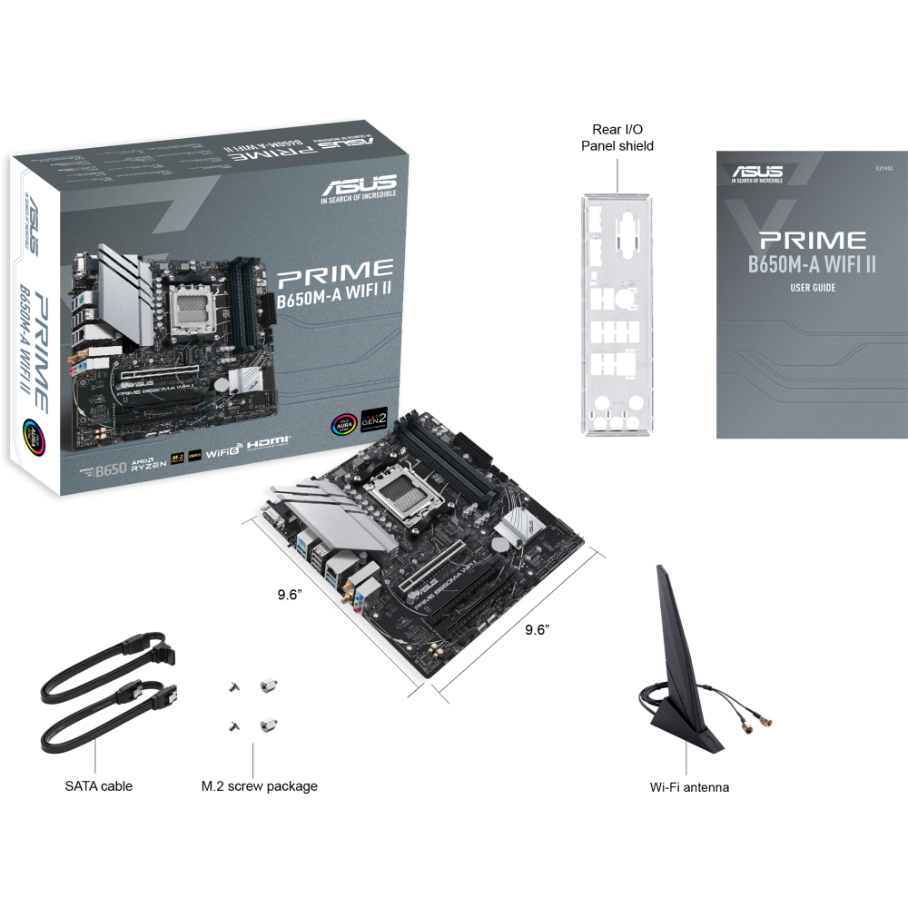 Pamatplate ASUS PRIME B650M-A WIFI II (PRIME B650M-A WIFI II) - foto 5