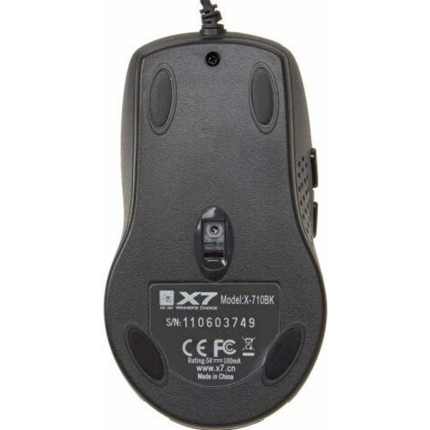 Pele + paliktnis A4Tech X-7120 Black - X-710BK+X7-200MP - foto 5