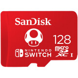 La carte mémoire SanDisk microSDXC card for Nintendo Switch 128GB (SDSQXAO-128G-GNCZN)