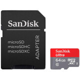 Atmiņas kartes SanDisk High Endurance microSDXC 64GB + SD Adapter (SDSQQNR-064G-GN6IA)
