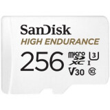 Atmiņas kartes SanDisk High Endurance microSDXC 256GB + SD Adapter (SDSQQNR-256G-GN6IA)