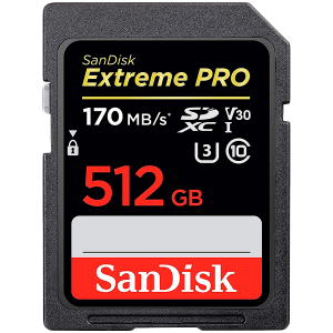 Atmiņas kartes SanDisk Extreme 512GB SDXC Memory Card - SDSDXVV-512G-GNCIN