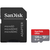 Atmiņas kartes SanDisk Ultra microSDXC 128GB + SD Adapter (GN3MA) (SDSQUNR-128G-GN3MA)
