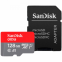 Atmiņas kartes SanDisk Ultra microSDXC 128GB + SD Adapter (GN6MA) - SDSQUAB-128G-GN6MA