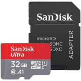 La carte mémoire SanDisk Ultra microSDHC 32GB + SD Adapter (GN6TA) (SDSQUA4-032G-GN6TA)