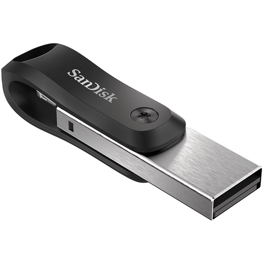 USB zibatmiņa SanDisk iXpand Flash Drive Go 128GB - USB3.0 + Lightning - SDIX60N-128G-GN6NE - foto 2