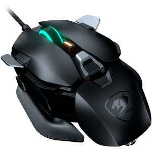 Pele Cougar I DualBlader I 3M800WOMB.0001 I Mouse I PMW3389 / 16000dpi / Customizable Ambidextrous Ergonomics - CGR-800M - foto 2