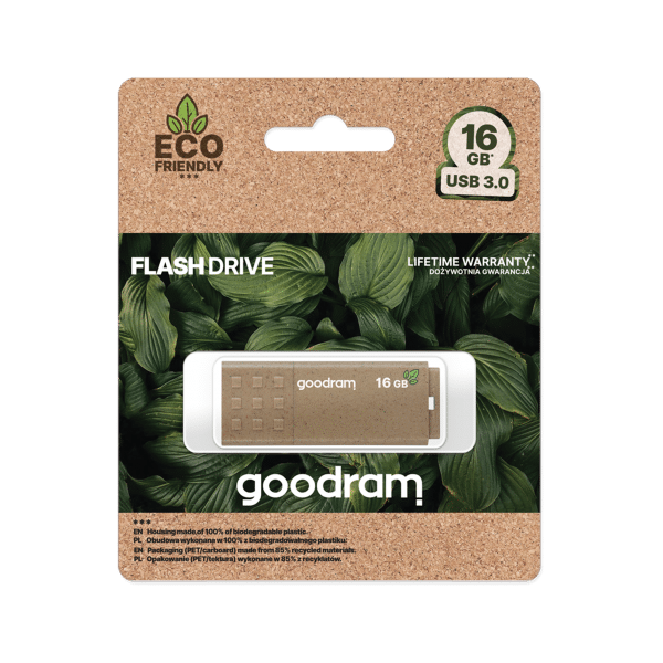 USB zibatmiņa Goodram USB 3.0 16GB Eco Friendly (TGD-UME30160EFR11)