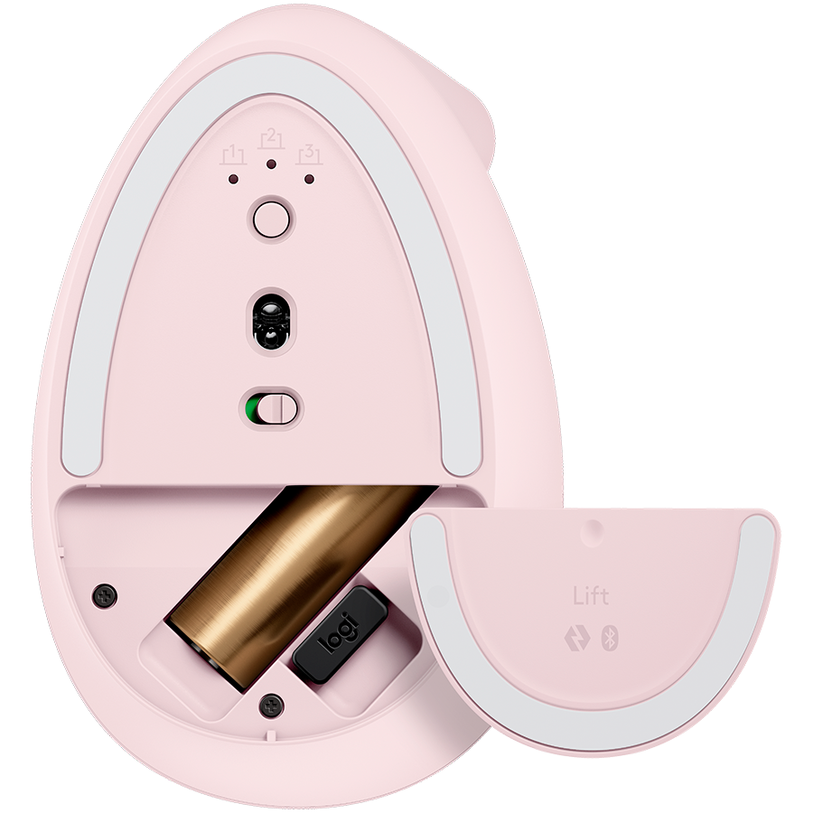 Pele LOGITECH Lift  Bluetooth Vertical Ergonomic Mouse - 910-006478 - foto 4