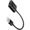 Skaņas karte Axagon USB sound card with 15 cm cable and metal body. - ADA-12