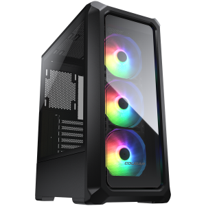 Datoru korpuss COUGAR | Archon 2 RGB (Black) | PC Case | Mid Tower - CGR-5CC5B-G-RGB - foto 4