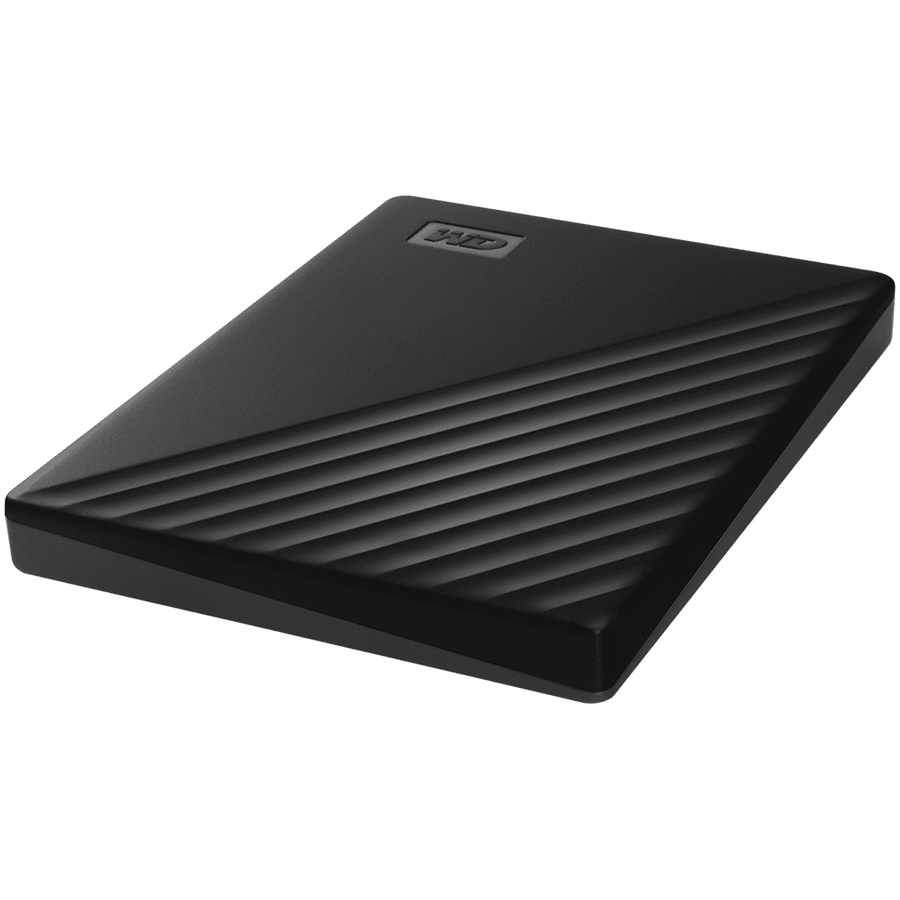 Disque dur externe HDD External WD My Passport (1TB, USB 3.2) Black - WDBYVG0010BBK-WESN