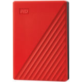 Disque dur externe HDD External WD My Passport (4TB, USB 3.2) Red (WDBPKJ0040BRD-WESN)