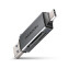 Axagon CRE-DAC External, Type-C+Type-A 2-slot SD/microSD (CRE-DAC)