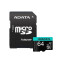 Atmiņas kartes ADATA 64Gb MicroSD + SD adapter (AUSDX64GUI3V30SA2-RA1) - foto 2
