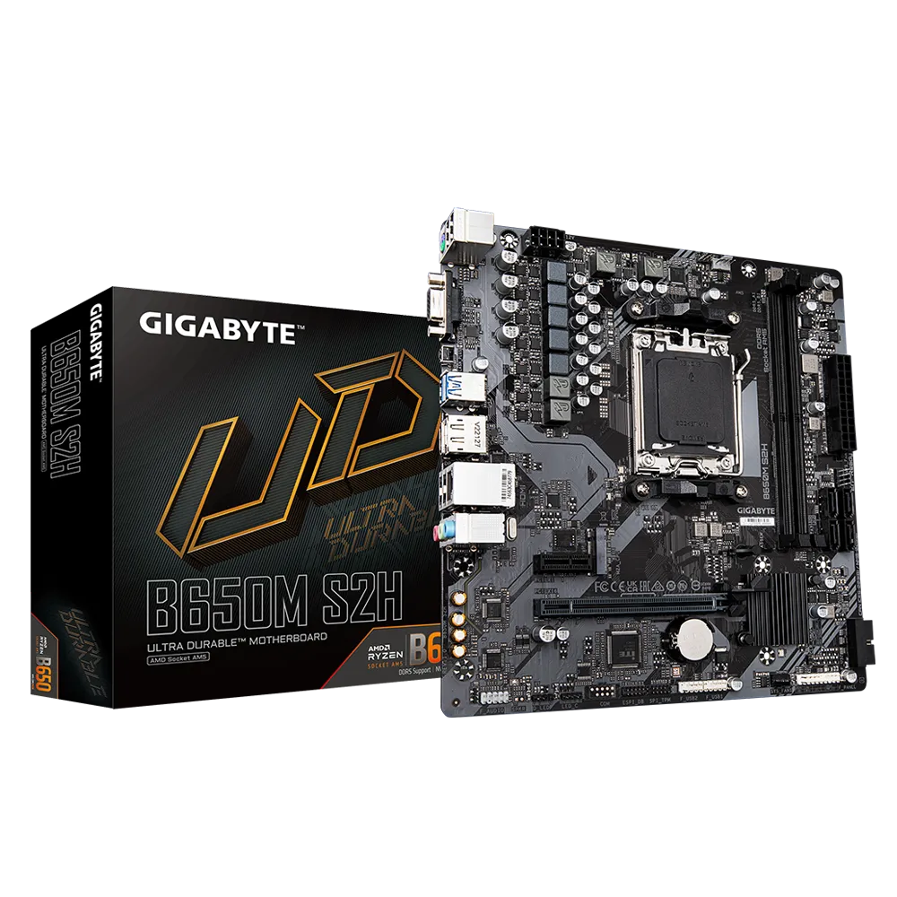 Pamatplate GIGABYTE B650 B650M S2H Brown (B650M S2H 1.0) - foto 3