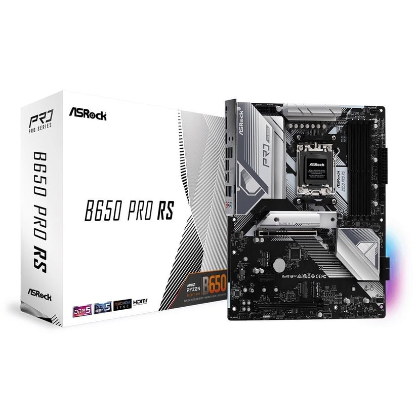 Pamatplate ASROCK B650 PRO RS Black (90-MXBL10-A0UAYZ) - foto 4