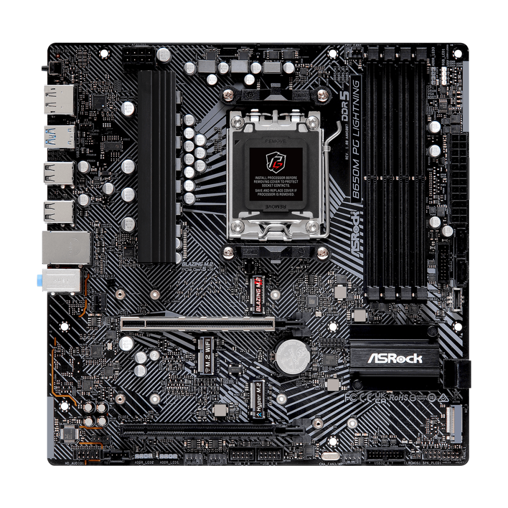 Pamatplate ASROCK B650M PG LIGHTNING (90-MXBMV0-A0UAYZ)