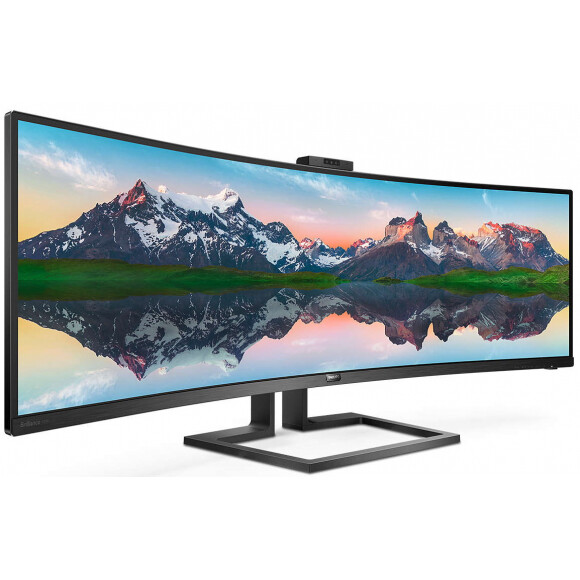 Monitors PHILIPS 499P9H/00 49inch 5120x1440 (499P9H/00) - foto 2