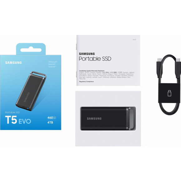 Disque dur externe SAMSUNG T5 EVO 4TB USB 3.2 (MU-PH4T0S/EU) - photo 7