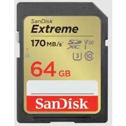 Atmiņas kartes SanDisk Extreme PLUS 64GB SDXC Memory Card - SDSDXW2-064G-GNCIN