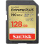 Carte mémoire SanDisk Extreme PLUS 128GB SDXC Memory Card - SDSDXWA-128G-GNCIN