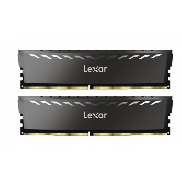 La mémoire vive LEXAR Thor Black 16GB 3200 MHz DDR4 CL16 Kit of 2x8GB(LD4BU008G-R3200GDXG)