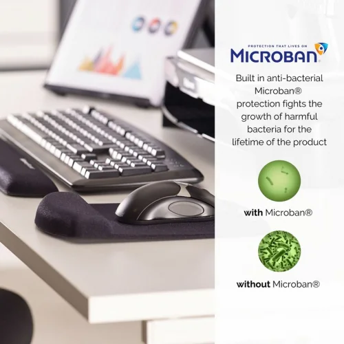 Peles paliktnis FELLOWES WRIST SUPPORT/BLACK (9112301) - foto 5