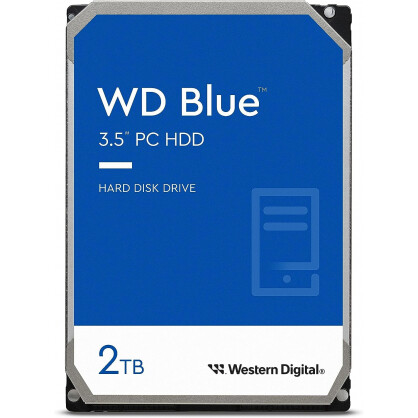 Disque dur WESTERN DIGITAL Blue 2TB SATA-III (WD20EARZ)