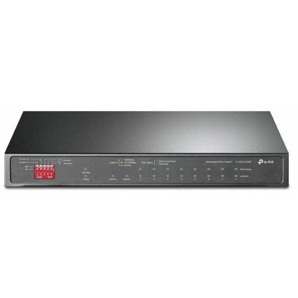 Commutateur (interrupteur) TP-LINK 1xSFP PoE+ ports 8 (TL-SG1210MP)