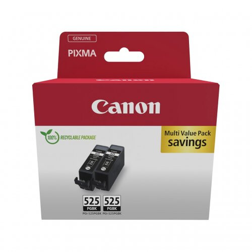 Kārtridžs CANON PGI-525 Ink Cartridge PGBK 2XPack (4529B017)