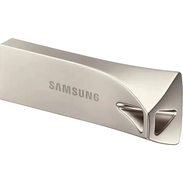 USB zibatmiņa SAMSUNG BAR PLUS 128GB Champagne Silver (MUF-128BE3/APC) - foto 3