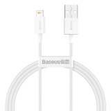 BASEUS LIGHTNING TO USB 1M/WHITE (CALYS-A02)