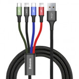 BASEUS USB TO 4IN1 1.2M/BLACK (CA1T4-A01)