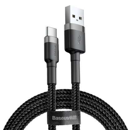 BASEUS USB TO USB-C 3M/GRAY/BLACK (CATKLF-UG1)