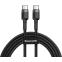 BASEUS USB-C TO USB-C 1M/GRAY/BLACK (CATKLF-GG1)