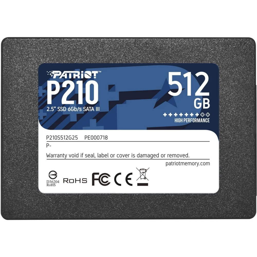 SSD Patriot P210 512 GB (P210S512G25)