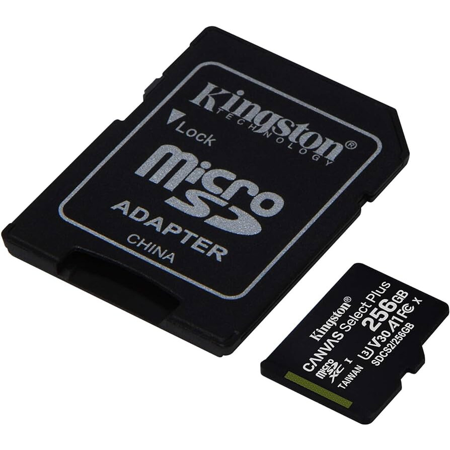 Atmiņas kartes Kingston Canvas Select Plus 256GB micSDXC (SDCS2/256GB)