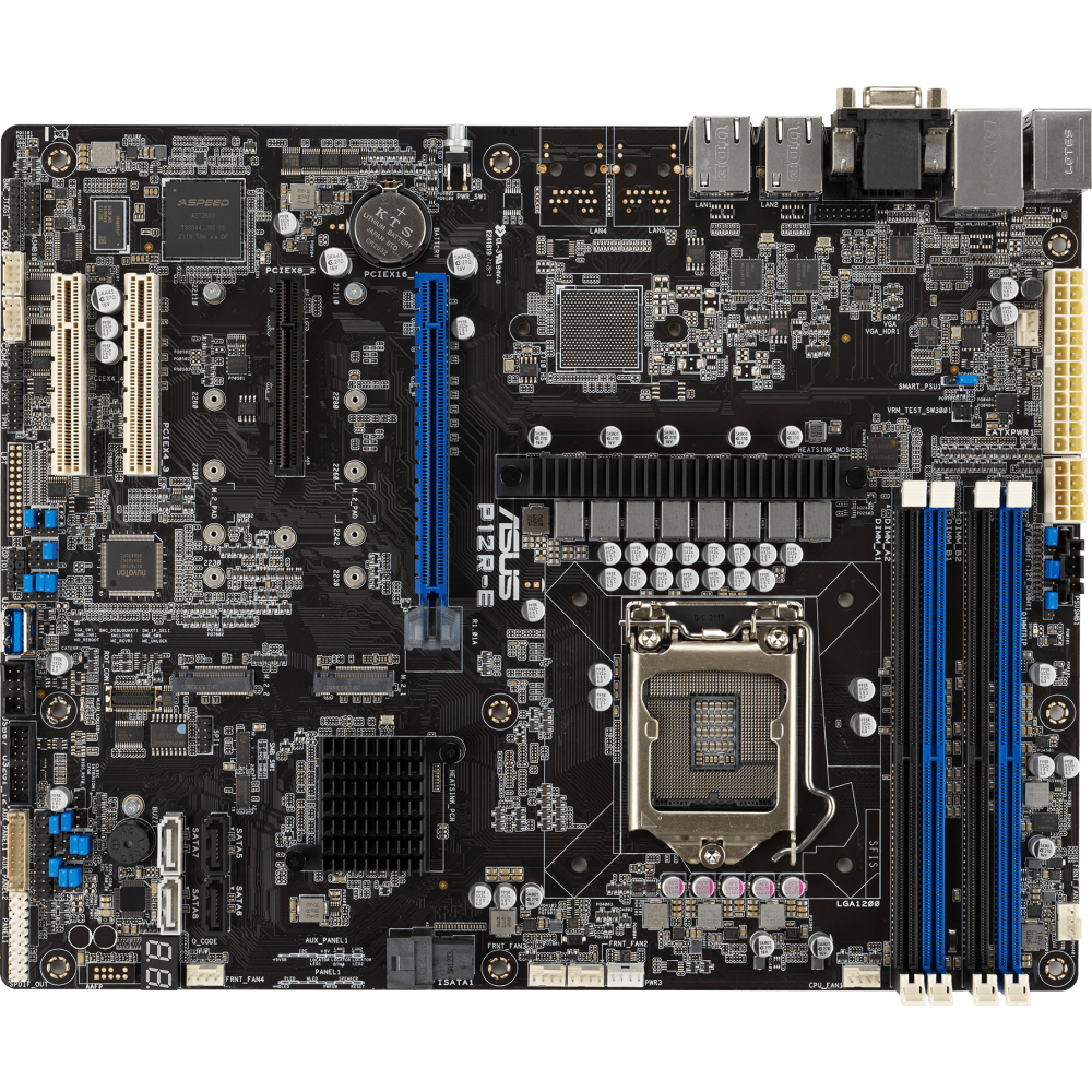 Carte mère serveur ASUS LGA 1200 (Socket H5) ATX (90SB0A90-M0UAY0)