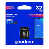 Atmiņas kartes Goodram 32 GB MicroSDHC (M1AA-0320R12)