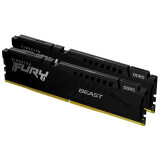Operatīvā atmiņa Kingston FURY Beast 64GB 5600MHz DDR5 CL40 Kit of 2x32GB (KF556C40BBK2-64)