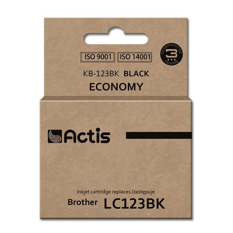 Actis KB-123Bk ink 10 ml black for Brother (KB-123Bk)