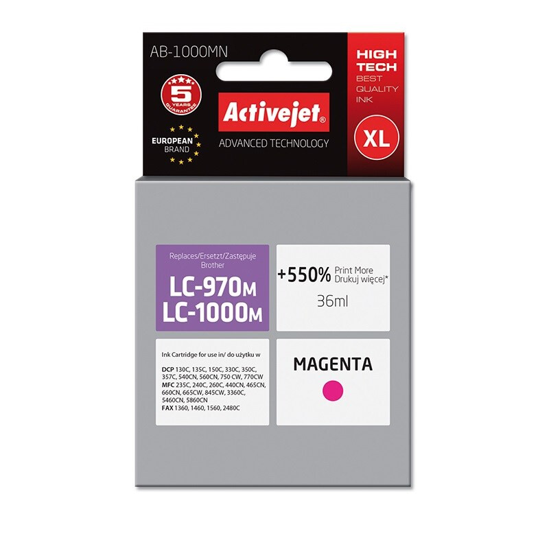 Activejet AB-1000MN for Brother 35 ml magenta (AB-1000MN)