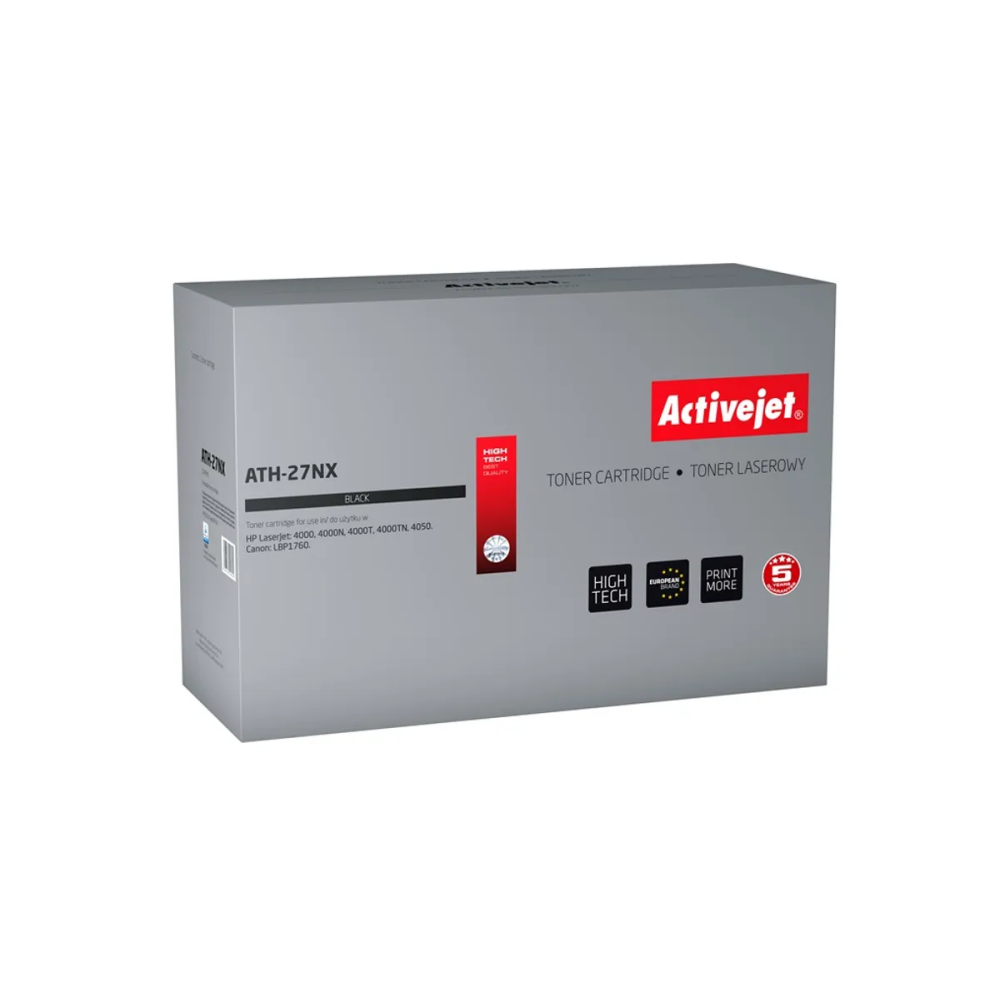 Toneris Activejet ATH-27NX (replacement for HP 27X C4127X, Canon EP-52; Supreme; 11300 pages; black) (ATH-27NX)