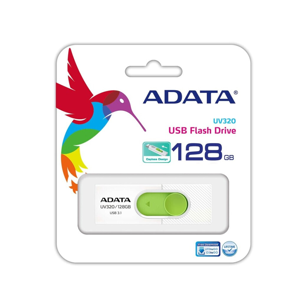 USB zibatmiņa ADATA UV320 128 GB (AUV320-128G-RWHGN) - foto 3