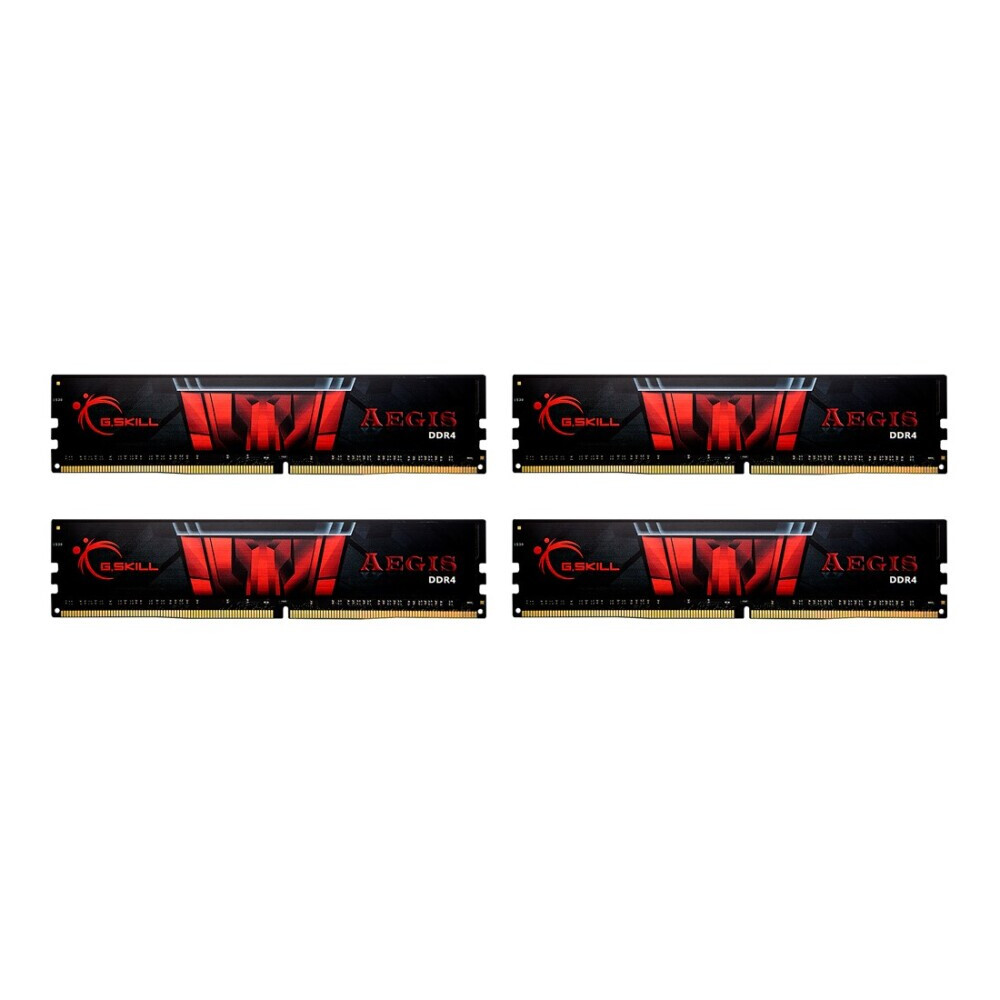 Operatīvā atmiņa G.Skill Aegis 32 GB 3200 MHz DDR4 CL16 KIT of 4x8 GB (F4-3200C16Q-32GIS)