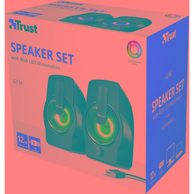 Les colonnes Gemi loudspeaker Black Wired 6 W (PERTRUGLO0021) - photo 2