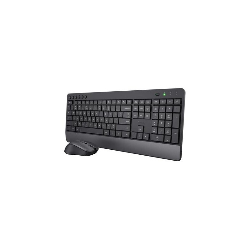 Tastatūra + pele Trust Primo ENG Black (25347)